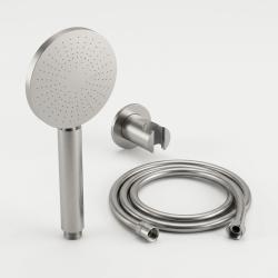 Aquanello Eterna Handduschset i rostfritt stål med rund handdusch och väggfäste ET-B-SET6-2-02